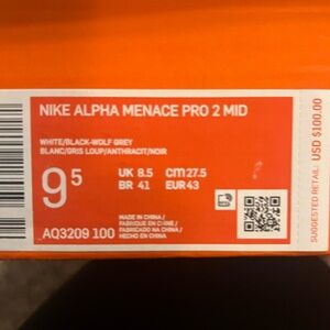 NEW, Nike Cleats size 9.5